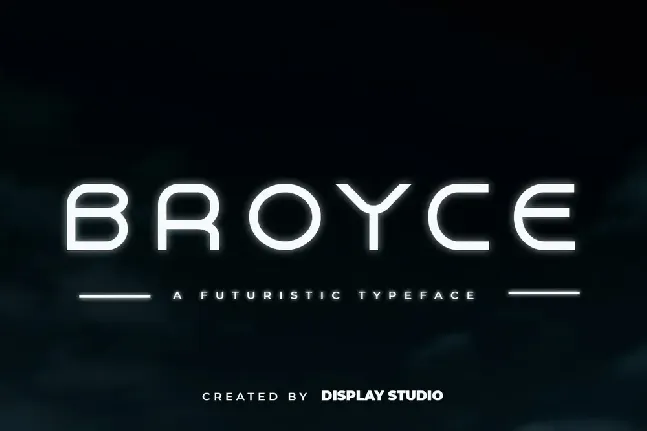 Broyce font