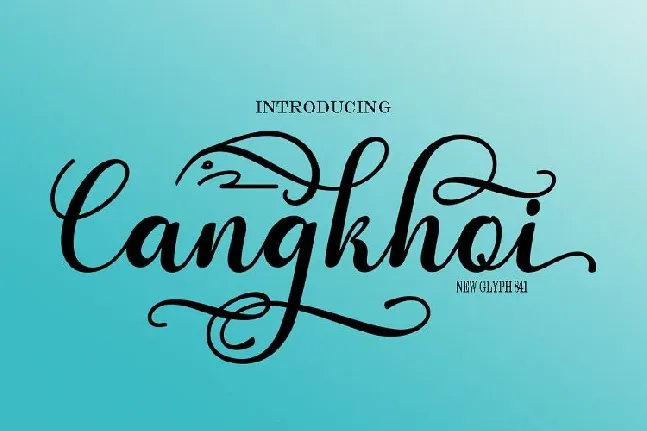 Cangkhoi Script font