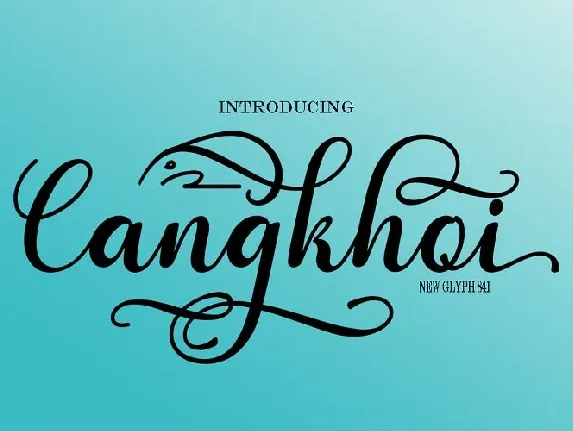 Cangkhoi Script font