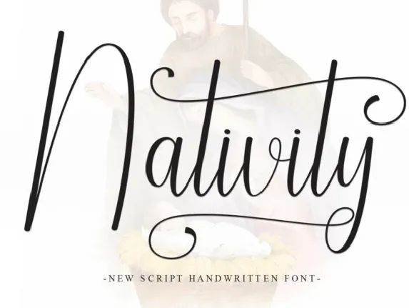 Nativity Script Typeface font