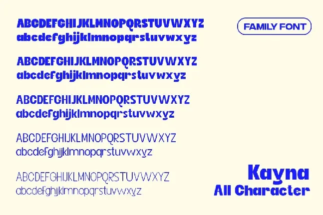 Kayna DEMO font