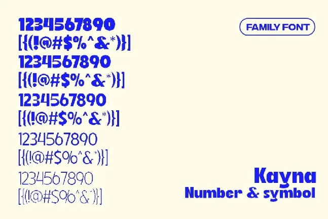 Kayna DEMO font