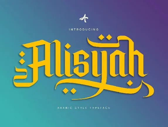 Alisyah font