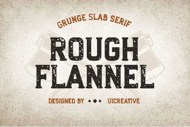 Rough Flannel font