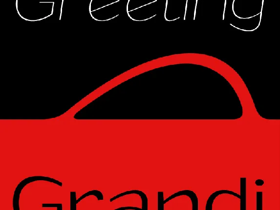 Grandi font