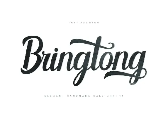 Bringtong font