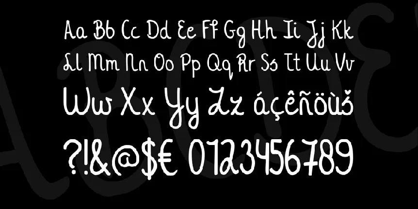 KG A Thousand Years font