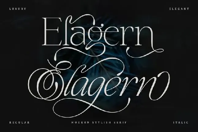 Elagern font