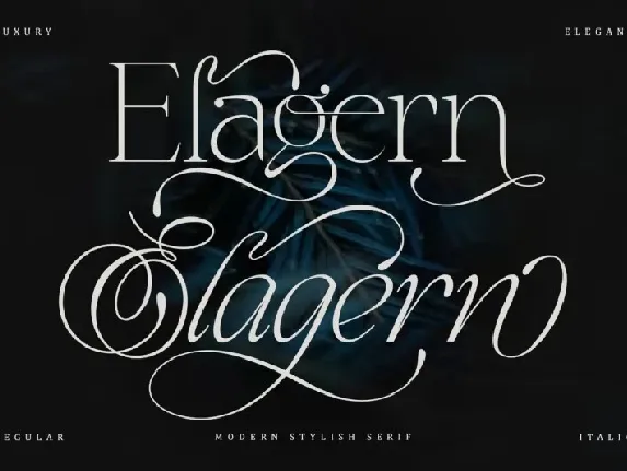 Elagern font