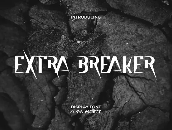 Extra Breaker font