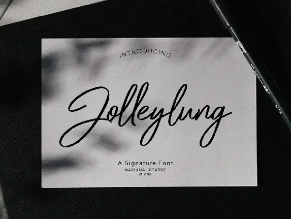 Jolleylung font