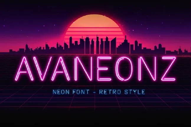 Avaneonz font