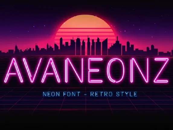 Avaneonz font