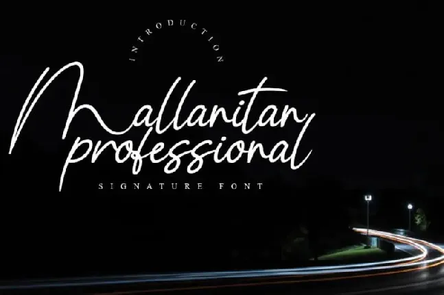 Mallanitan Handwritten font