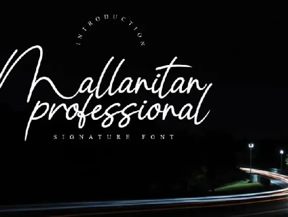 Mallanitan Handwritten font