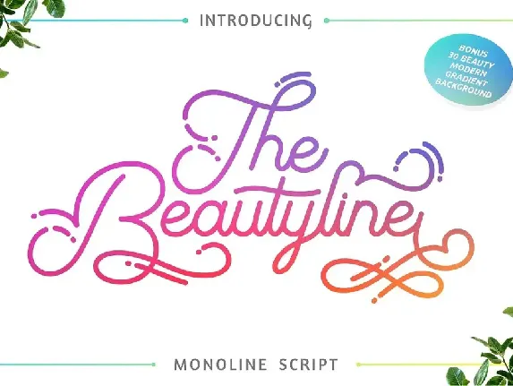 The Beautyline Script font