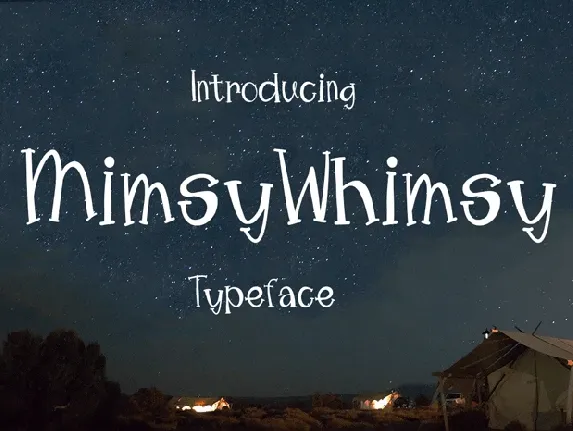 Mimsy Whimsy Typeface Free font