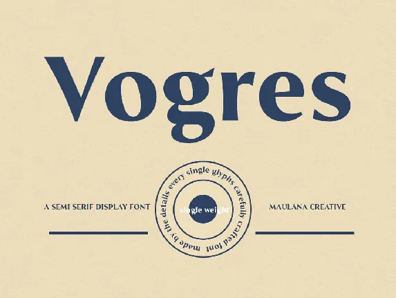 Vogres font