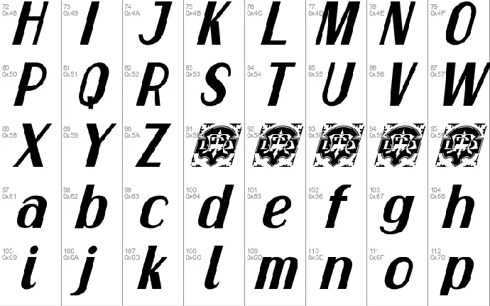 Alego font