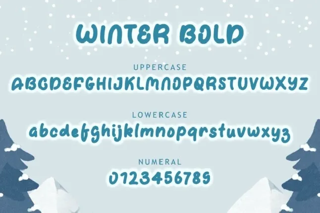 Winter Bold font