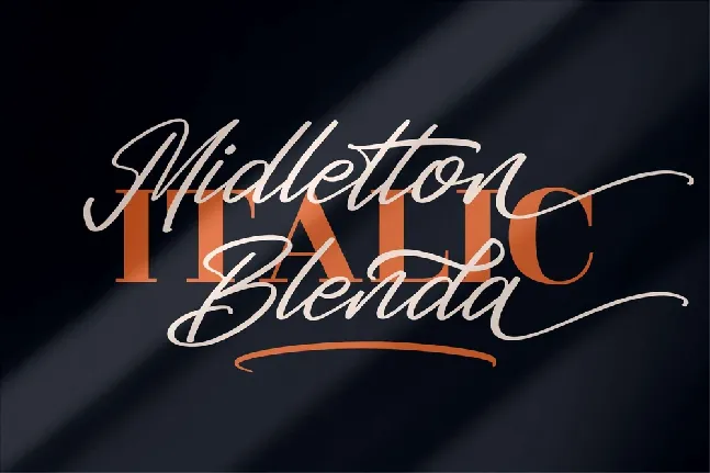 Midletton Blenda font