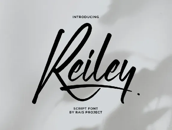 Reiley Demo font