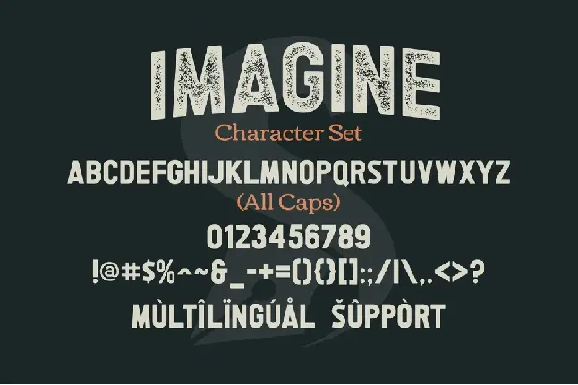 Imagine font