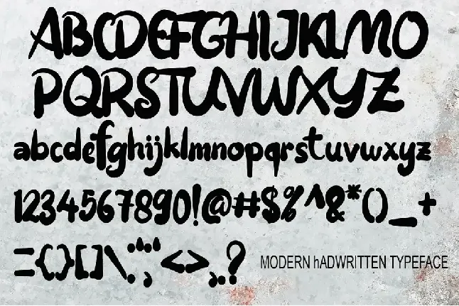 Gambatat font