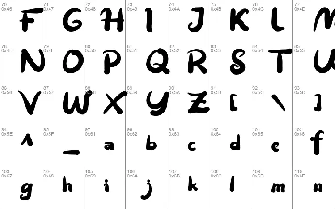 Gambatat font