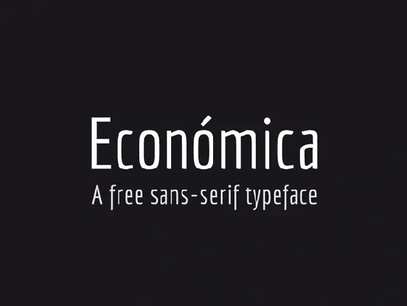 Economica font