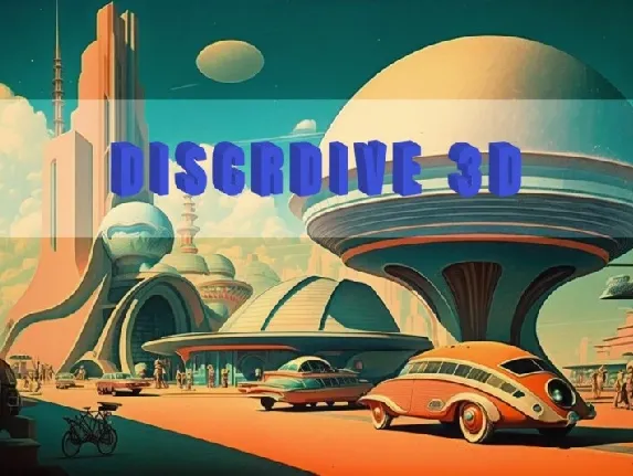 Discrdive 3D font