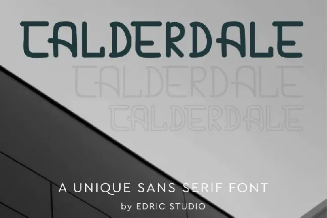 Calderdale Sans Serif font