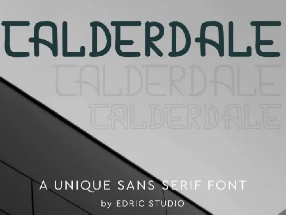 Calderdale Sans Serif font