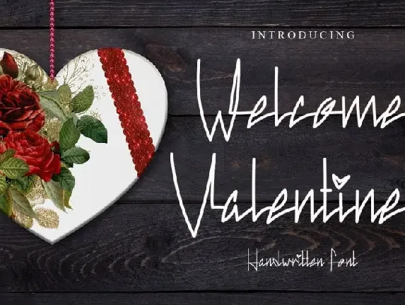 Welcome Valentine Script font