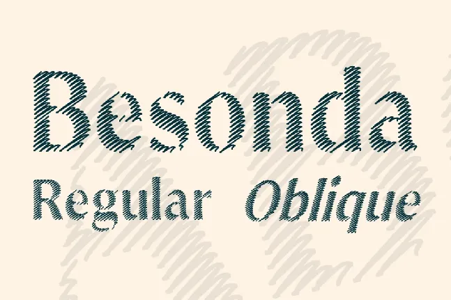 Besonda font