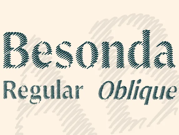 Besonda font