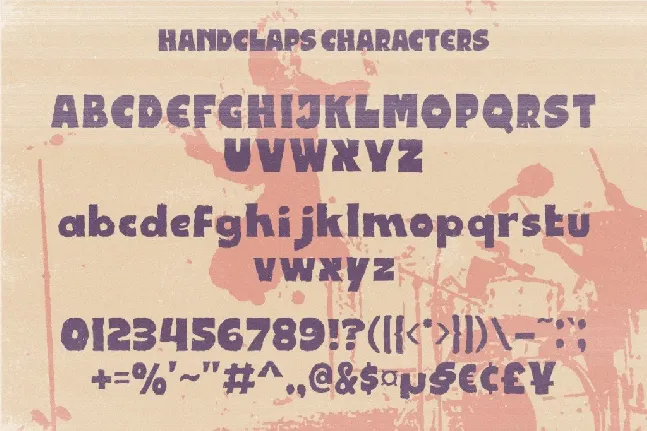 Handclaps DEMO font