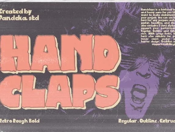 Handclaps DEMO font