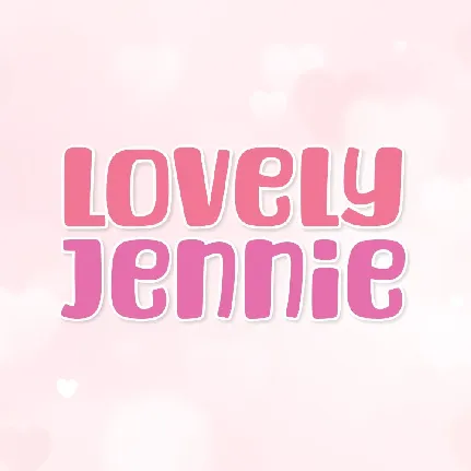 Lovely Jennie font