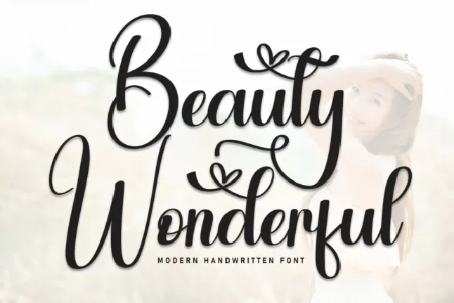 Beauty Wonderful Script font