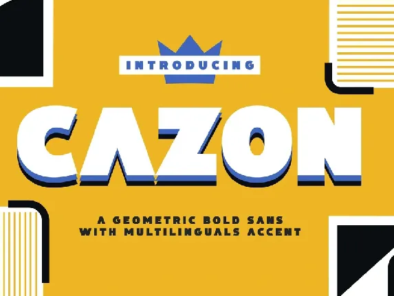 Cazon font