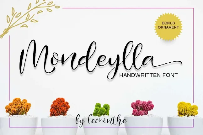 Mondeylla font