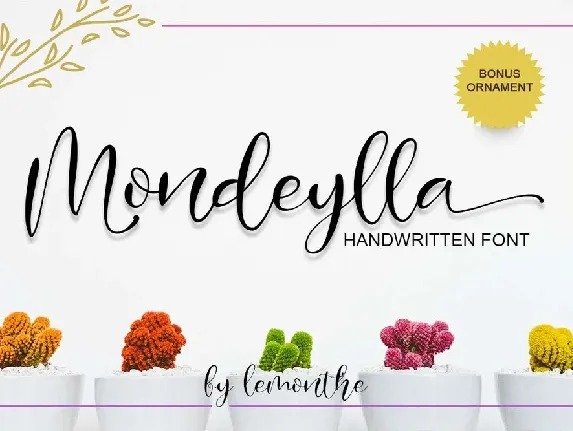 Mondeylla font