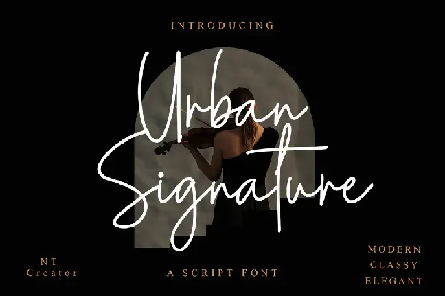 Urban Signature font