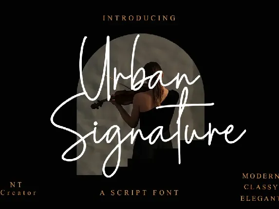 Urban Signature font