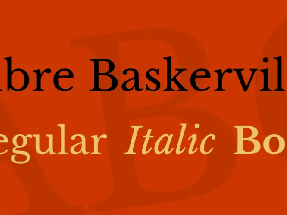 Libre Baskerville font