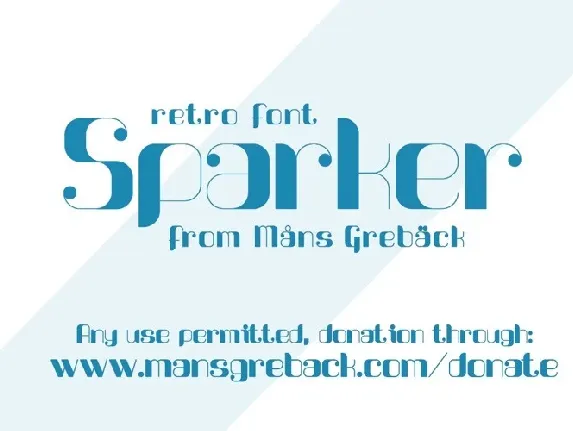 Sparker font