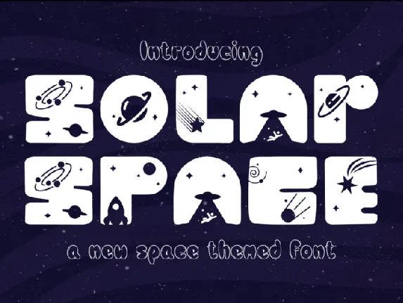 Solar Space font