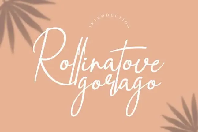 Rollinatove Handwritten font