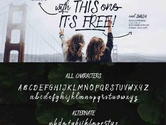 Storytella Brush font